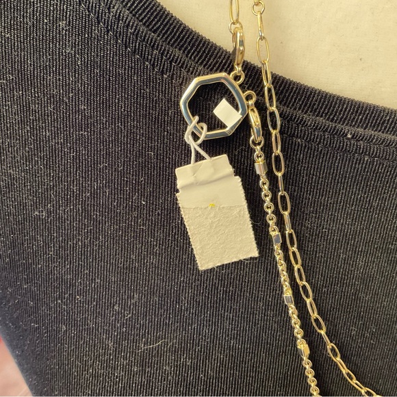 Kendra Scott Framed Tessa Multi Strand Necklace - NWT - Blue Lapis - Picture 9 of 14